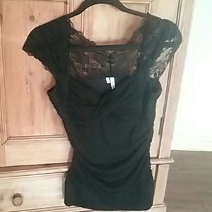 Studio Y lace detail top